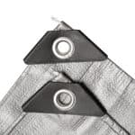 Plachta Procraft ST3x6 200g/m² nepremokavá s okami 3x6 m strieborná | ST3x6 – Obrázok 5