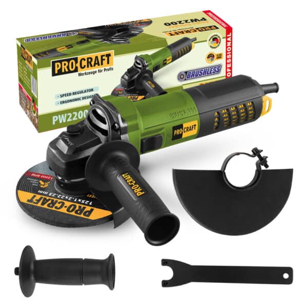 Uhlová brúska Procraft PW2200 | PW2200