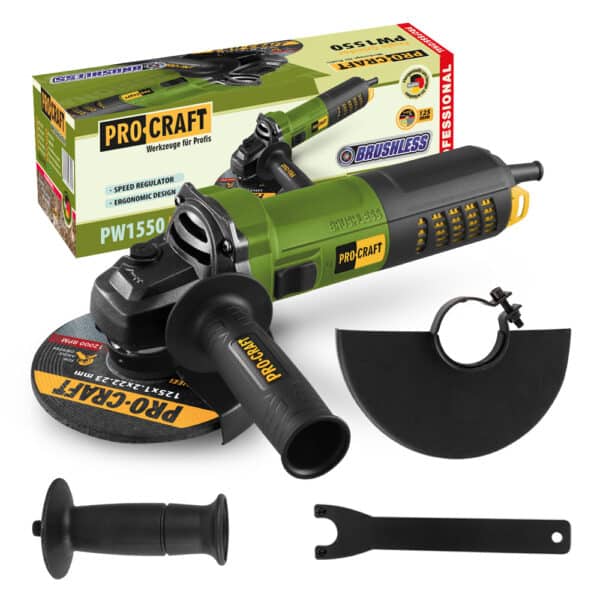 Uhlová brúska Procraft PW1550 | PW1550