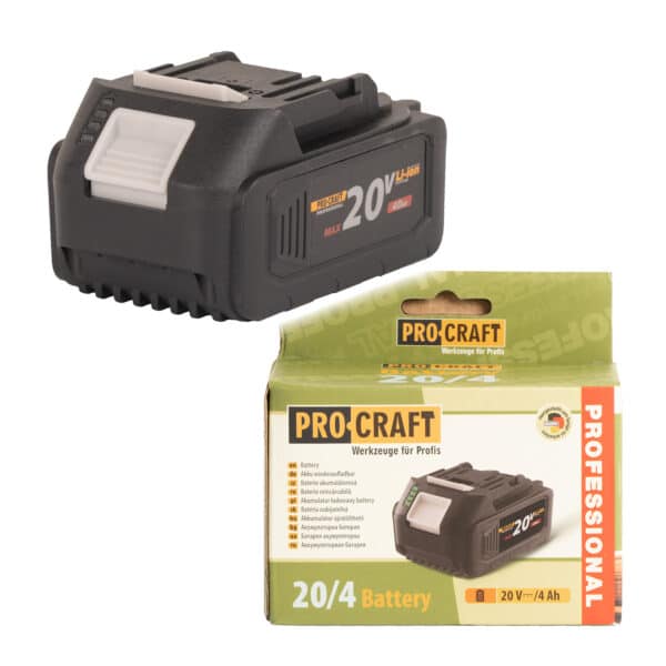 Akumulátor 20V Li-ion, 4000mAh Procraft 20/4 | 20/4