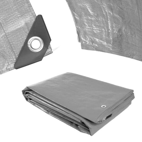Procraft ST3x5 200g/m2 nepremokavá plachta so sieťovinou 3x5 m strieborná | ST3x5