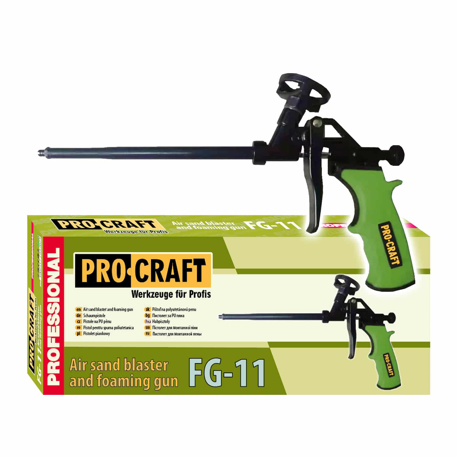 4142-pistol-na-pu-penu-s-teflonovym-povlakom-procraft-fg11-fg-11 Pištoľ na PU penu s teflónovým povlakom Procraft FG11 | FG-11