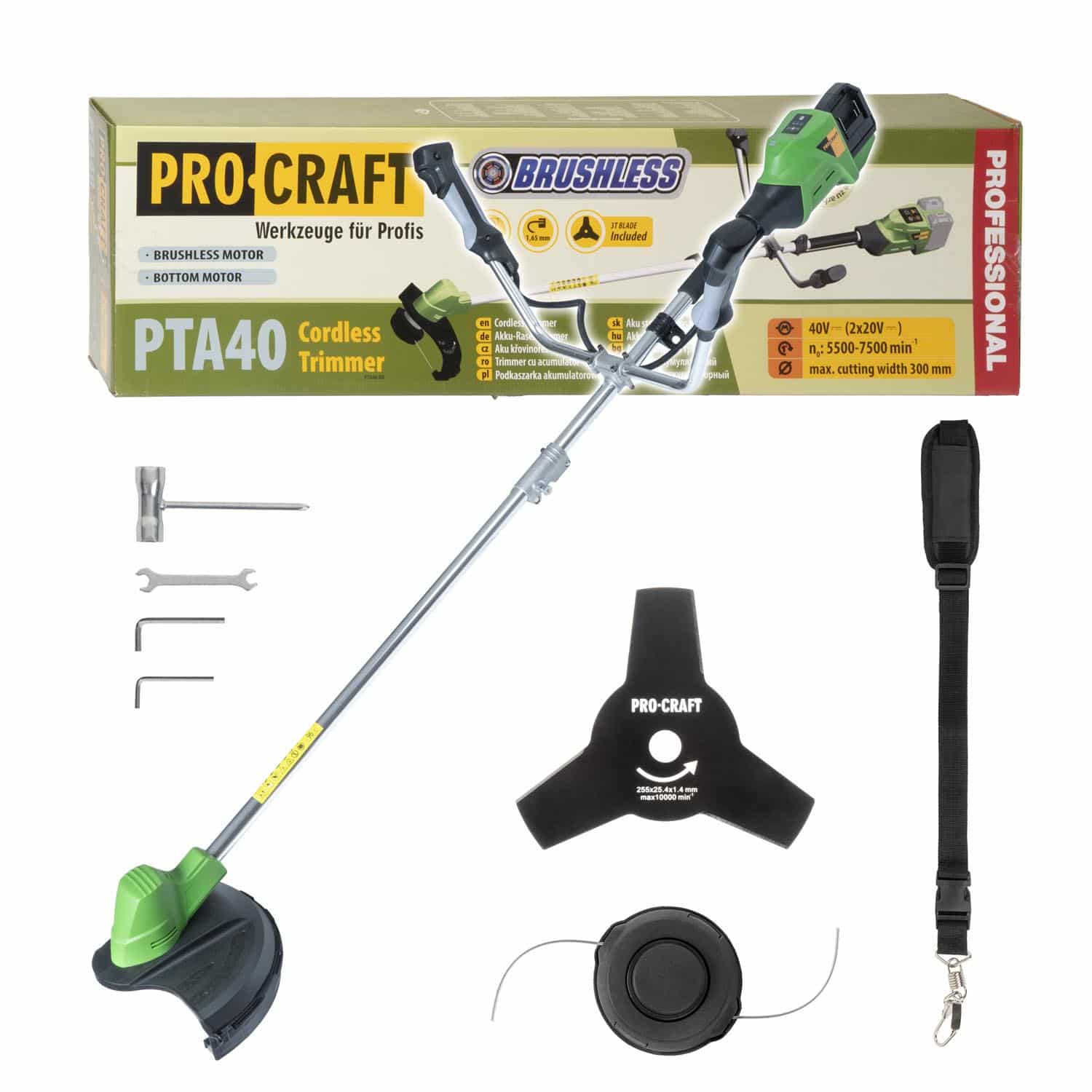 4902-aku-krovinorez-procraft-pta40-bez-batérie-a-nabijecky-pta40 Aku krovinorez Procraft PTA40 (bez akumulátora a nabíjačky) | PTA40