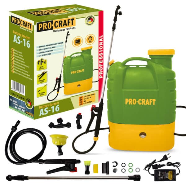 Aku postrekovač Procraft AS-16 | AS-16