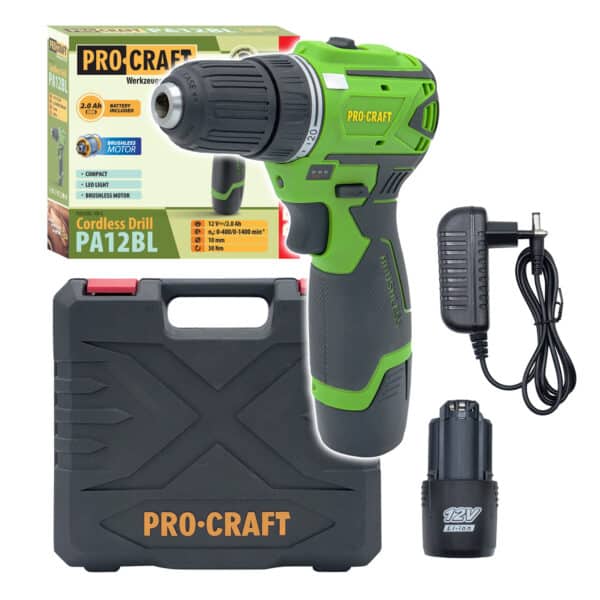 Akumulátorový skrutkovač Procraft PA12BL | PA12BL