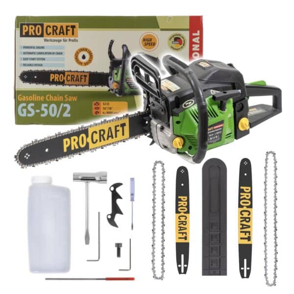 Procraft GS-50/2 Benzínová reťazová píla | GS-50/2