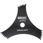 Nôž krovinorezu (D255*25.4) 3T (DRAGON) PROCRAFT | H-3T/D