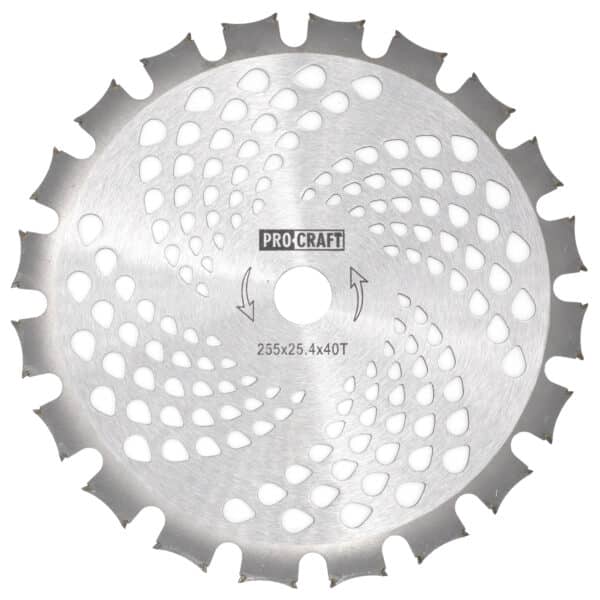 Nôž krovinorezu (D255*25.4) 40Т (obojstranný) PROCRAFT | H/P-2