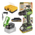 Aku skrutkovač Procraft PA18Pro s LED reflektorom LL20bb | SPA18Pro/LL20