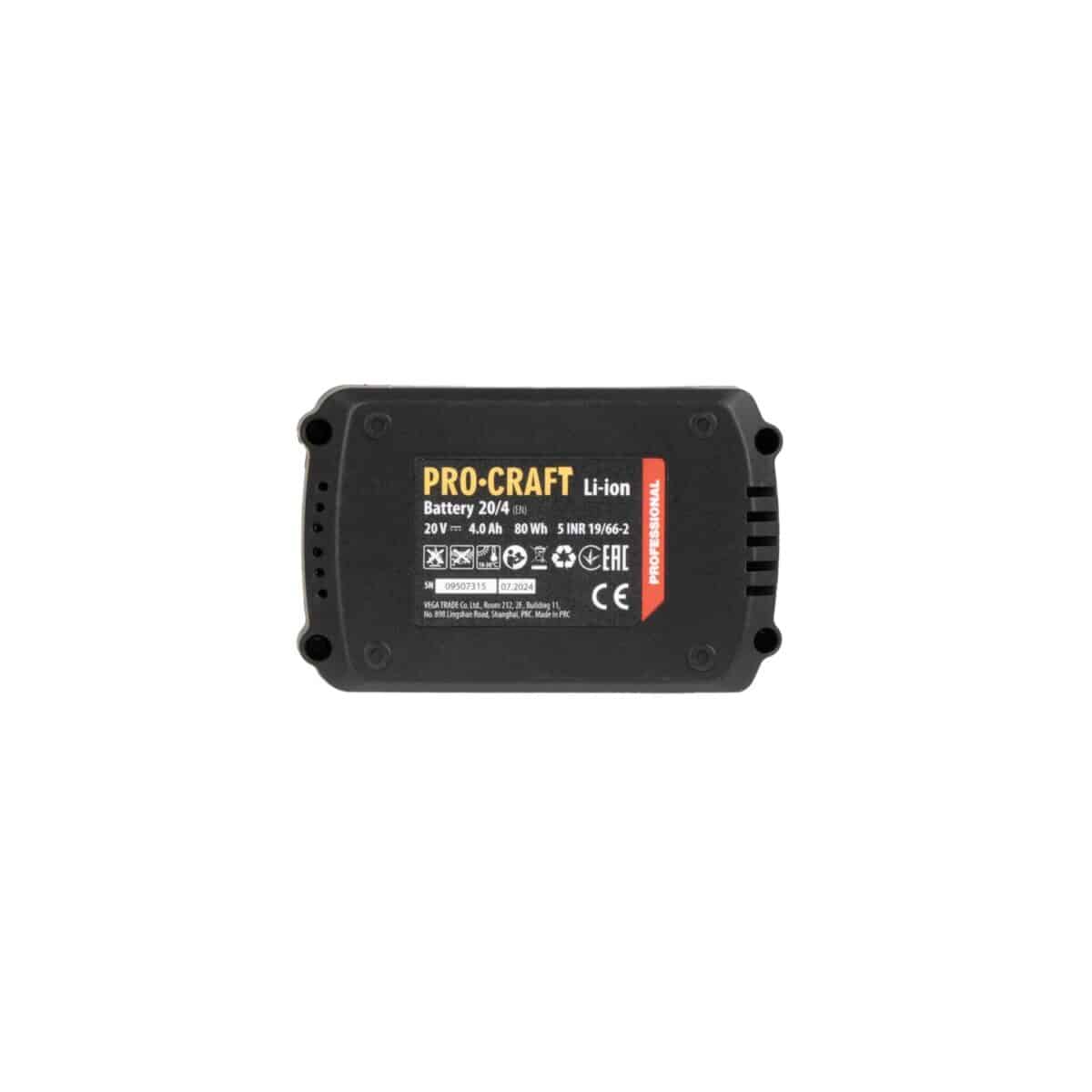 Akumulátorový rázový uťahovák Procraft PWA80 1b | PWA80-1b-c