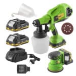 Sada Akú striekačia pištoľ + excentrická brúska + 2x batérie a nabíjačka | SPX20Blbb/PSE30bb/PBC-Set 1