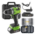 Aku vŕtací skrutkovač Procraft PA18LiH so sadou bitov BS-37 | SPA18LiH-1B-C/BS-37