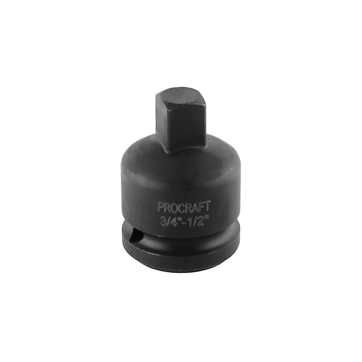 Adaptér (redukcia) z vnútorného 3/4" štvorhranu na vonkajší 1/2" pre rázové uťahováky. | Adapter 3/4" for impact wrenc