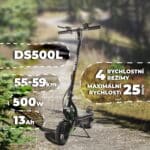 Elektrokoloběžka Procraft DS500L | DS500L – Obrázok 6