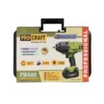 Akumulátorový rázový uťahovák Procraft PWA80 1b | PWA80-1b-c – Obrázok 3