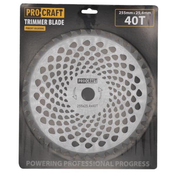 Nôž krovinorezu (kotúč) (D255*25.4) 40T will win PROCRAFT | H/P-40T