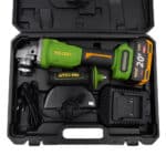 Aku uhlová brúska Procraft PWA220 + rýchloupínacia matica, 10× rezací kotúč CD125×1.0 | SPWA220/CD125x1.0b/RM14 – Obrázok 7