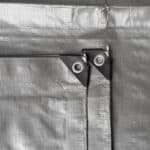 Plachta Procraft ST3x6 200g/m² nepremokavá s okami 3x6 m strieborná | ST3x6 – Obrázok 3