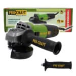 Uhlová brúska Procraft SPW1050 + rýchloupínacia matica RM14, 10x rezací kotúč CD125x1,0, 2x lamelový kotúč | SPW1050/RM14 – Obrázok 21