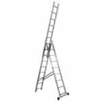 Trojdielny hliníkový rebrík 3x9 Procraft PLA3.592 | PLA3.592