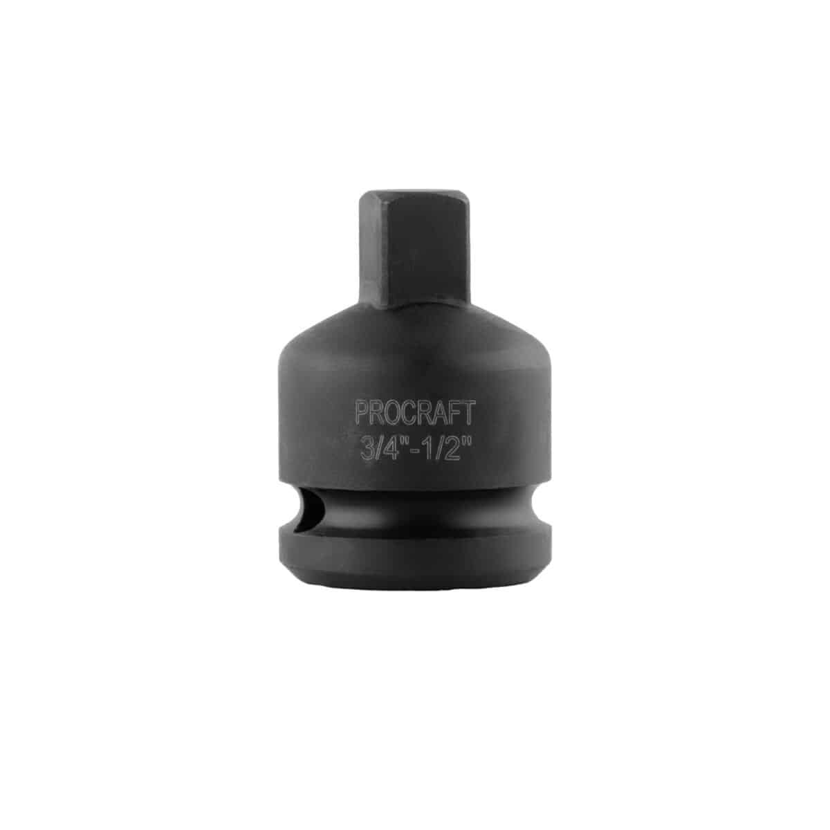 Adaptér (redukcia) z vnútorného 3/4" štvorhranu na vonkajší 1/2" pre rázové uťahováky. | Adapter 3/4" for impact wrenc