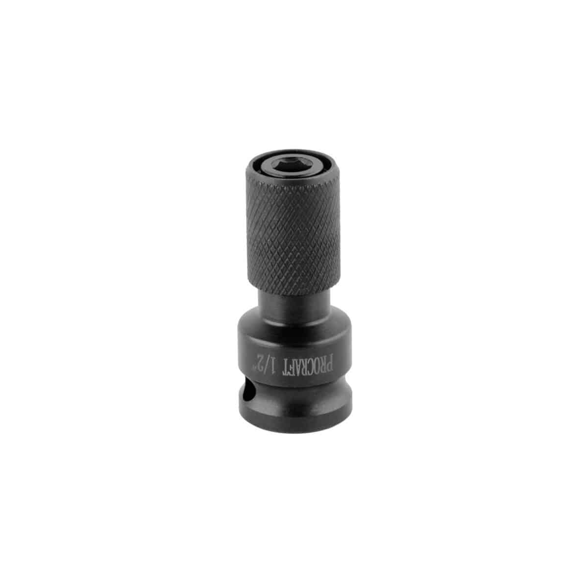 Adaptér (redukcia) z 1/2" štvorhranu na bity 1/4" pre rázové uťahováky. | Adapter 1/2" for impact wrenc