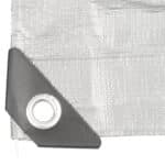 Plachta Procraft ST3x6 200g/m² nepremokavá s okami 3x6 m strieborná | ST3x6 – Obrázok 2