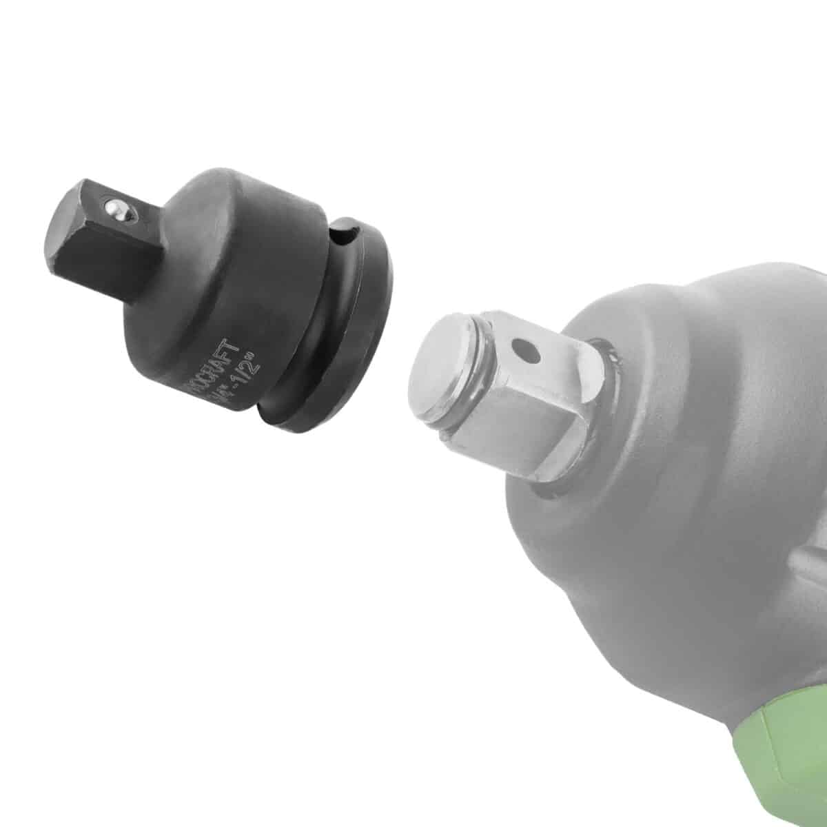 Adaptér (redukcia) z vnútorného 3/4" štvorhranu na vonkajší 1/2" pre rázové uťahováky. | Adapter 3/4" for impact wrenc