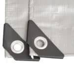 Plachta Procraft ST3x6 200g/m² nepremokavá s okami 3x6 m strieborná | ST3x6 – Obrázok 4