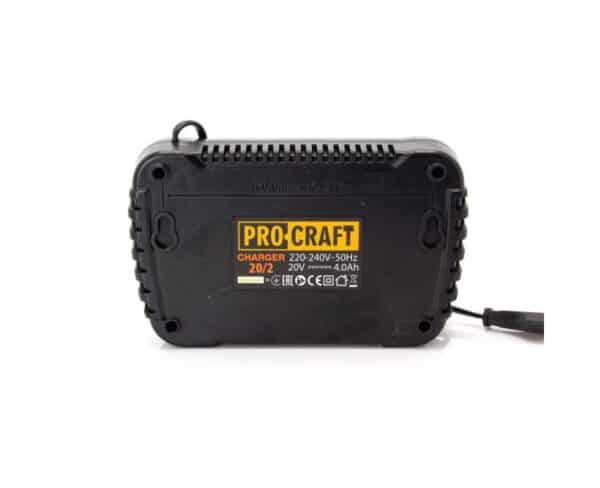 Nabíjačka pre 20V Li-ion batérie pre 2 batérie Procraft 20/2 | 20/2