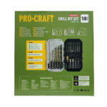 18-dielna sada vrtákov a bitov Procraft DBS-18, S2 | DBS-18 – Obrázok 4