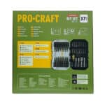 Aku vŕtací skrutkovač Procraft PA18LiH so sadou bitov BS-37 | SPA18LiH-1B-C/BS-37 – Obrázok 7