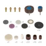 Priama brúska Procraft PG400 + GK-418 s ohybným nadstavcom a príslušenstvom | SPG400/GK-418 – Obrázok 11