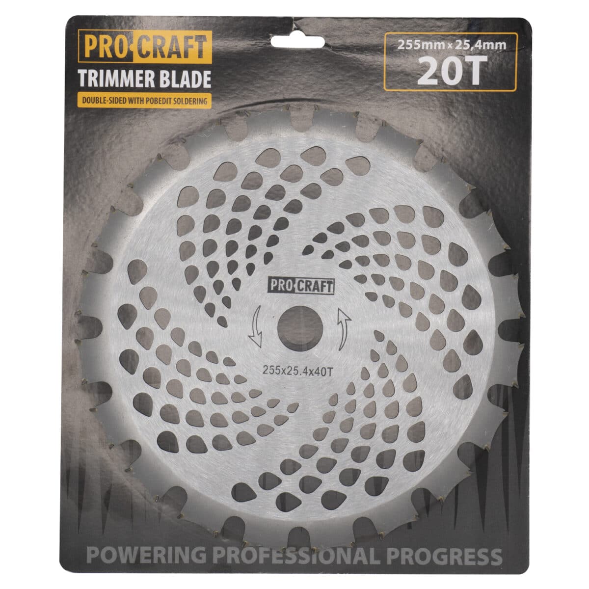 Nôž krovinorezu (D255*25.4) 40Т (obojstranný) PROCRAFT | H/P-2