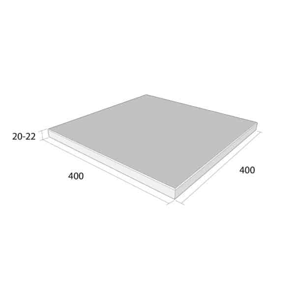 Plošná dlažba Granex ® 40 x 40 x 2 až 2,2 cm TopTeramo