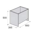 Květináč 2 - 66 x 39,5 x 50 cm TopTeramo