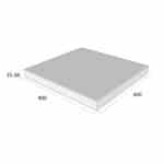 Plošná dlažba Marmorit ® 40 x 40 x 3,5 až 3,8 cm TopTeramo