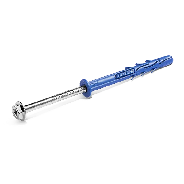 Hmoždinka rámová o10mm, nerez A4 so šesťhrannou skrutkou a límcom RAWLPLUG