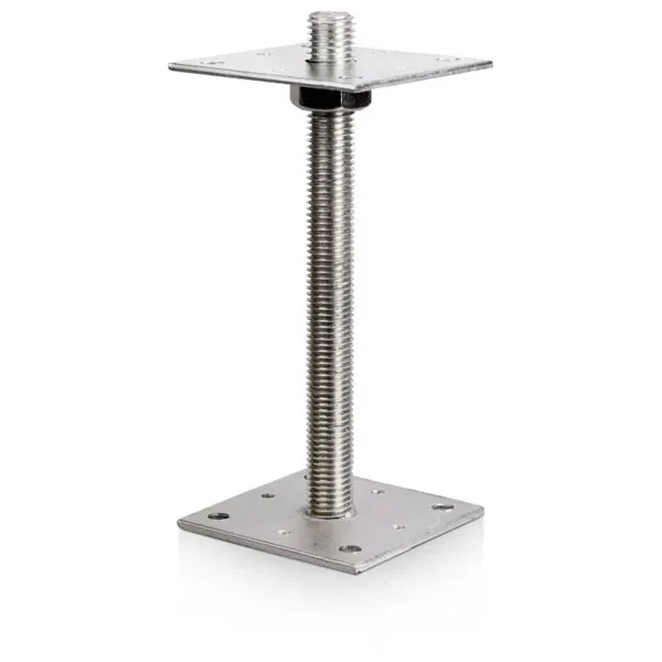 Pätka stĺpová skrutkovcia doska - nastaviteľná D-TSG, 0-250x110x250 mm KOELNER