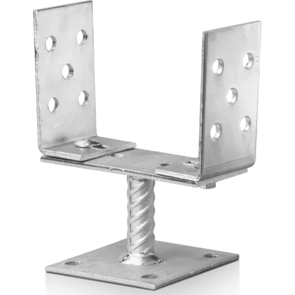 Pätka stĺpová ku kotveniu k podkladu nastaviteľná šírka D-TSR, 0-160x100x200 mm KOELNER