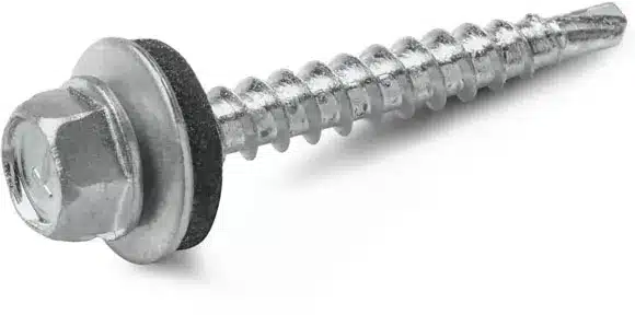 Skrutka farmárska OD - s oceľovou podložkou EPDM vo farbe, 4,8x55 mm RAWLPLUG