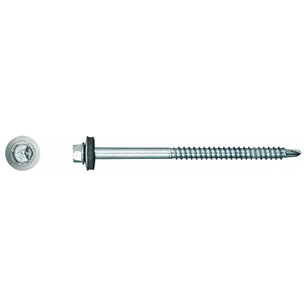 Skrutka samovrtná do dreva nerez ODWS s nerezovou podložkou EPDM, O6,5x100 mm RAWLPLUG