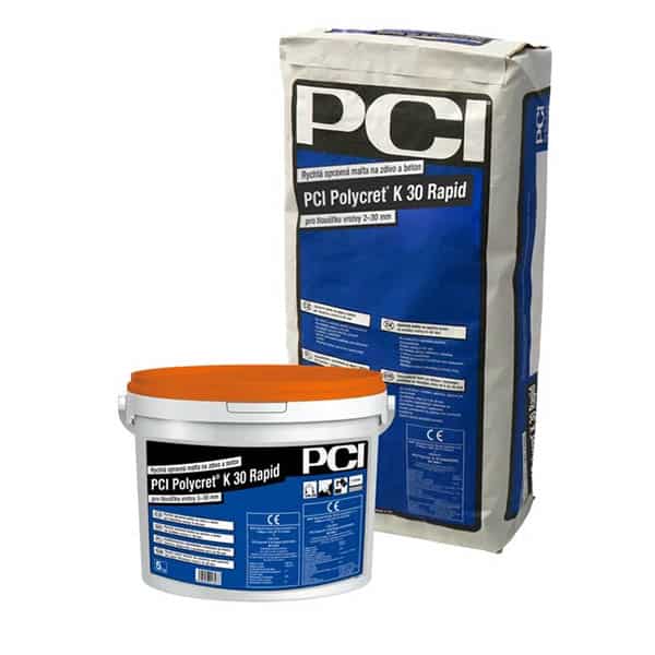 PCI POLYCRET K 30 RAPID rýchla opravná a vyrovnávacia malta 25kg
