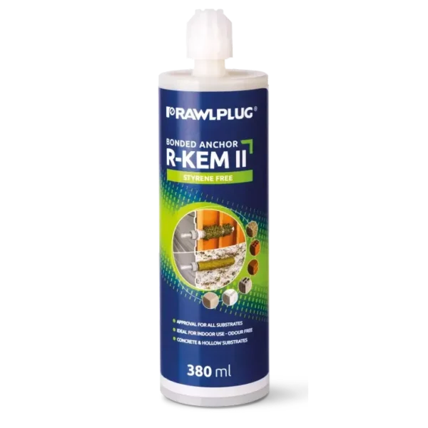 Kotva chemická polyesterová bez styrénu s 2 miešacími tryskami, 175 ml RAWLPLUG