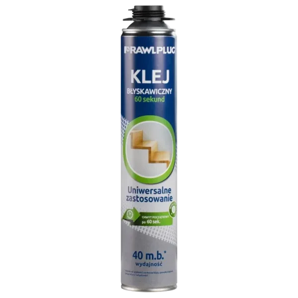 Lepidlo expresné 60 sekúnd polyuretánové pištoľové RPP univerzálne; 750 ml RAWLPLUG