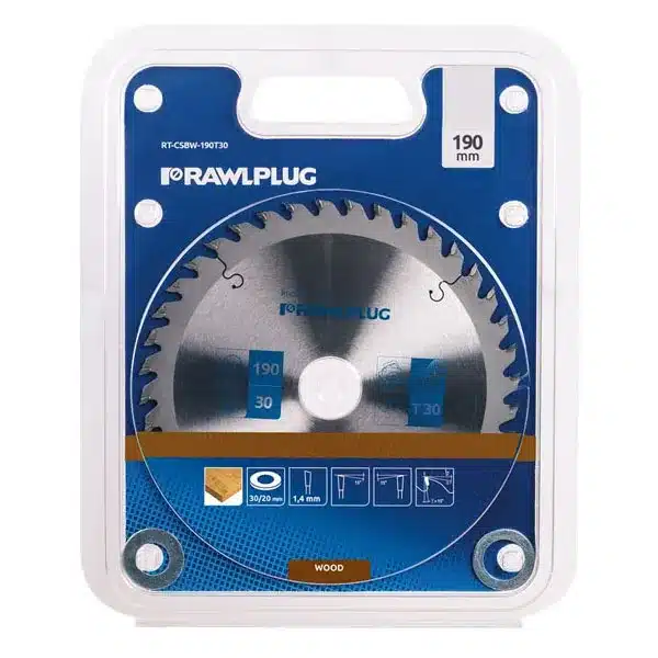 Kotúč pílový na rezanie dreva, O160 mm 20/16 x 36 Z RAWLPLUG