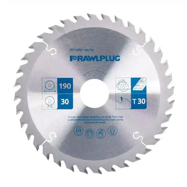 Kotúč pílový na rezanie dreva, O200 mm 30/20/16 x 24 Z RAWLPLUG