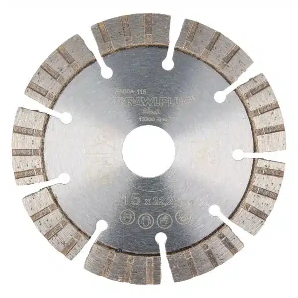 Kotúč diamantový na rezanie železobetónu, O115 mm RAWLPLUG