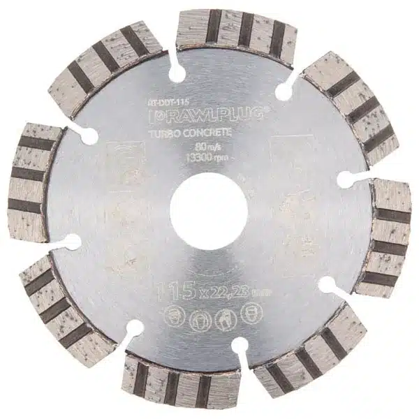 Kotúč diamantový pre rezanie železobetónu EXTREM, 115 mm RAWLPLUG
