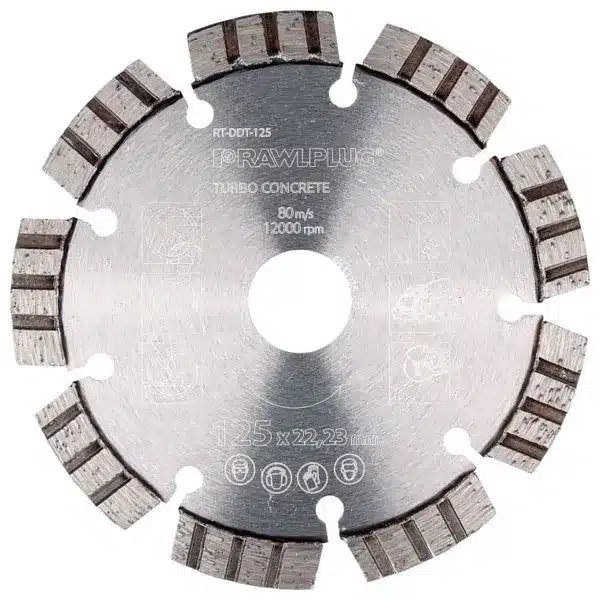 Kotúč diamantový pre rezanie železobetónu EXTREM, 125 mm RAWLPLUG